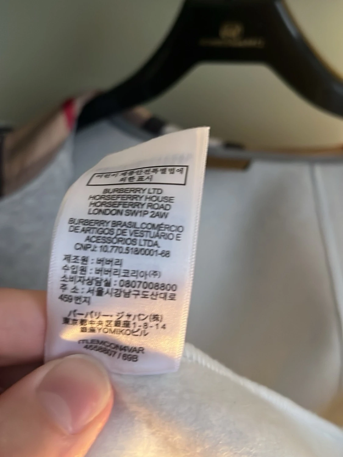 Grå zip-hoodie från Burberry - 5