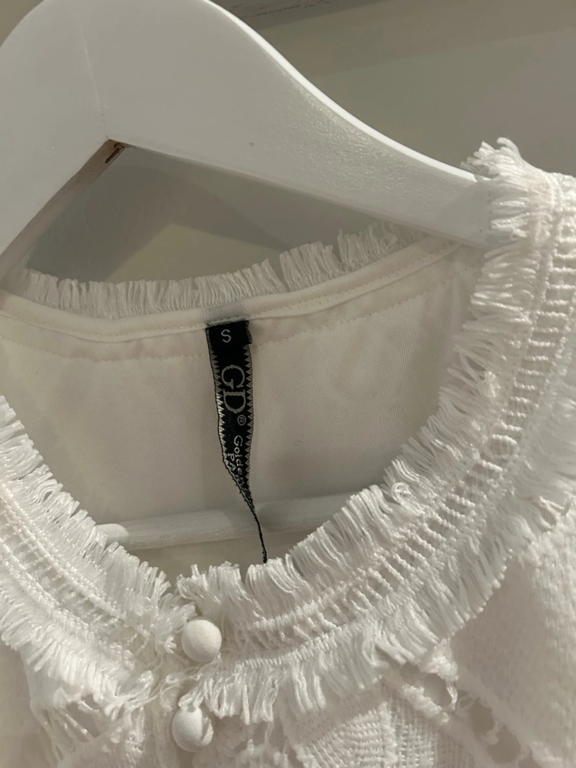 Vit spetsklänning studentklänning - 2