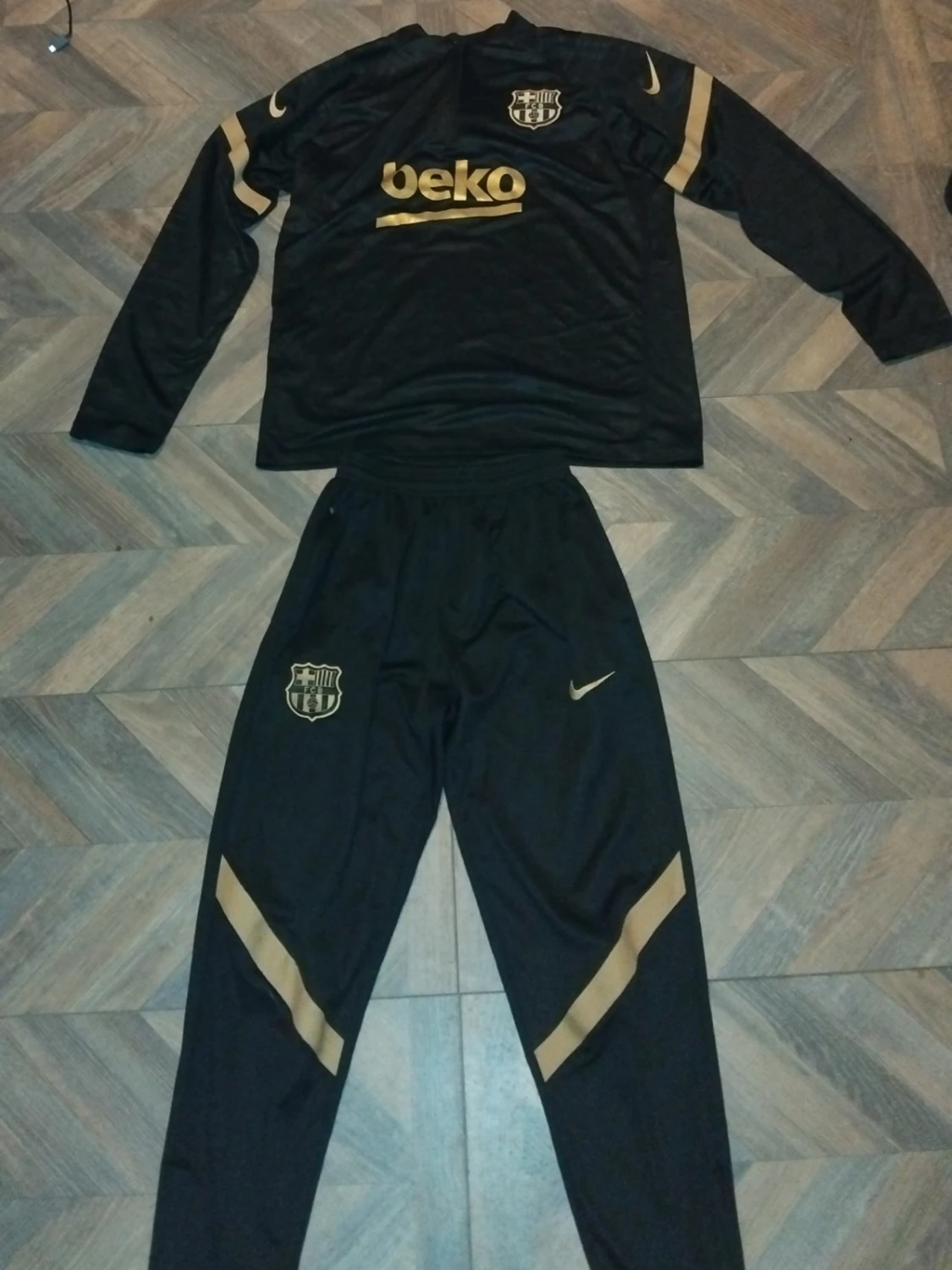 Svart Barcelona träningsset Nike