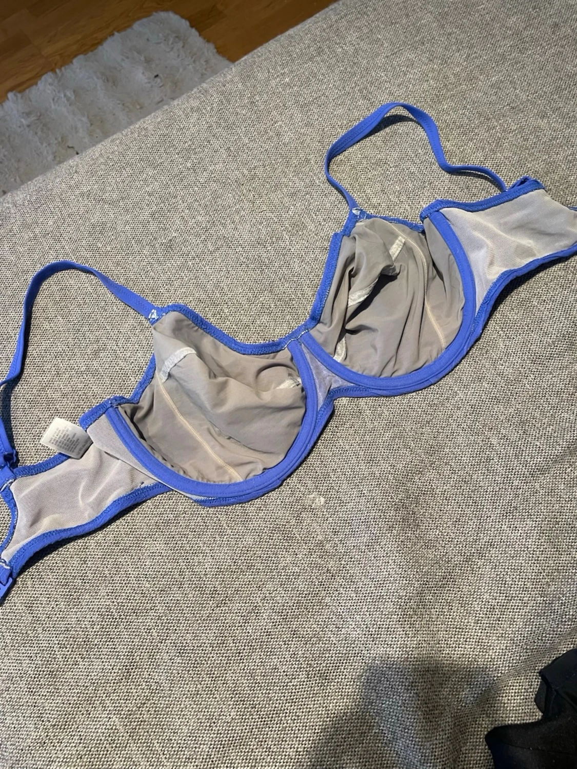 Blå och grå bikiniöverdel - 4