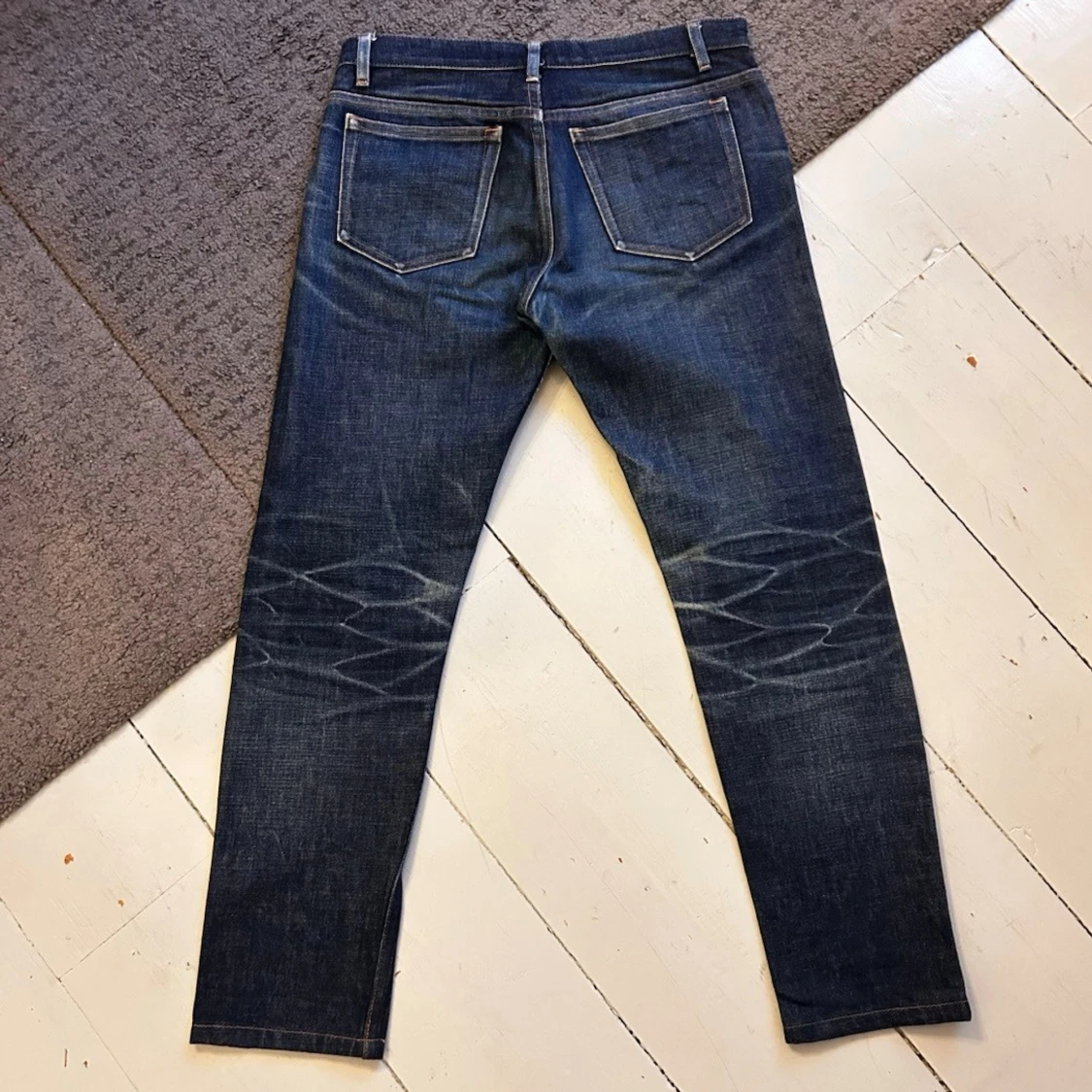Mörkblåa APC Petit New Standard Selvedge Jeans - 3