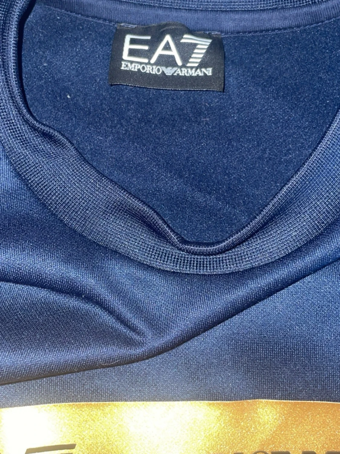 Mörkblå sweatshirt från EA7 Emporio Armani - 2