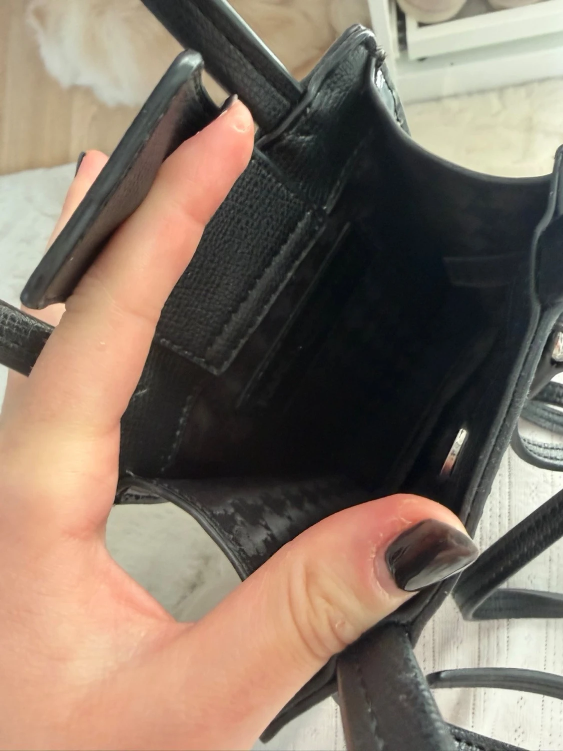 Svart miniväska Karl Lagerfeld - 3