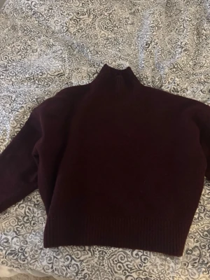 Zara vinröd polotröja  - använd en gång