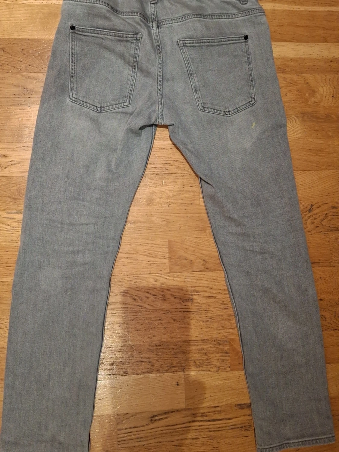 Ljusgrå raka jeans st158 - 1