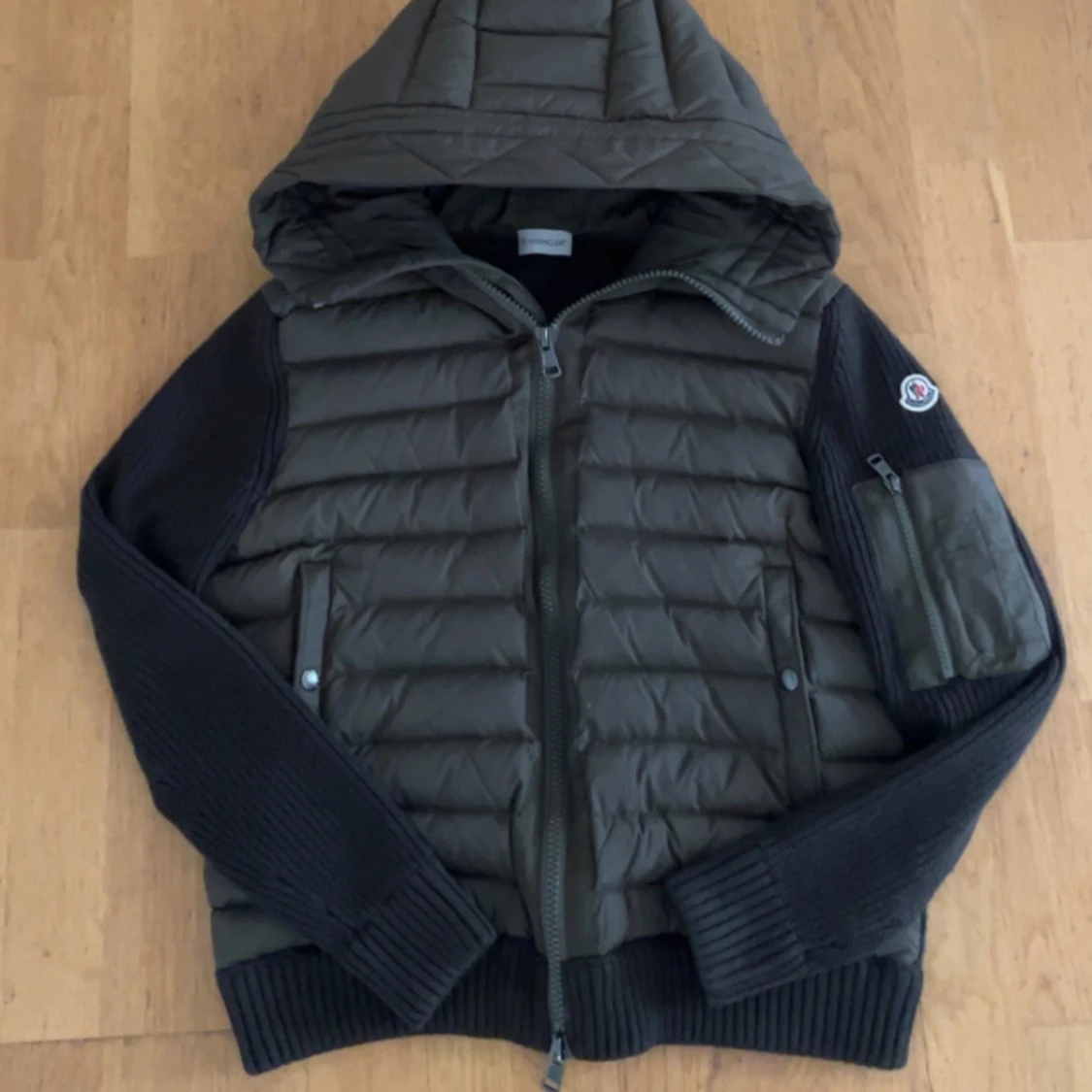 Moncler Cardigan Army grön