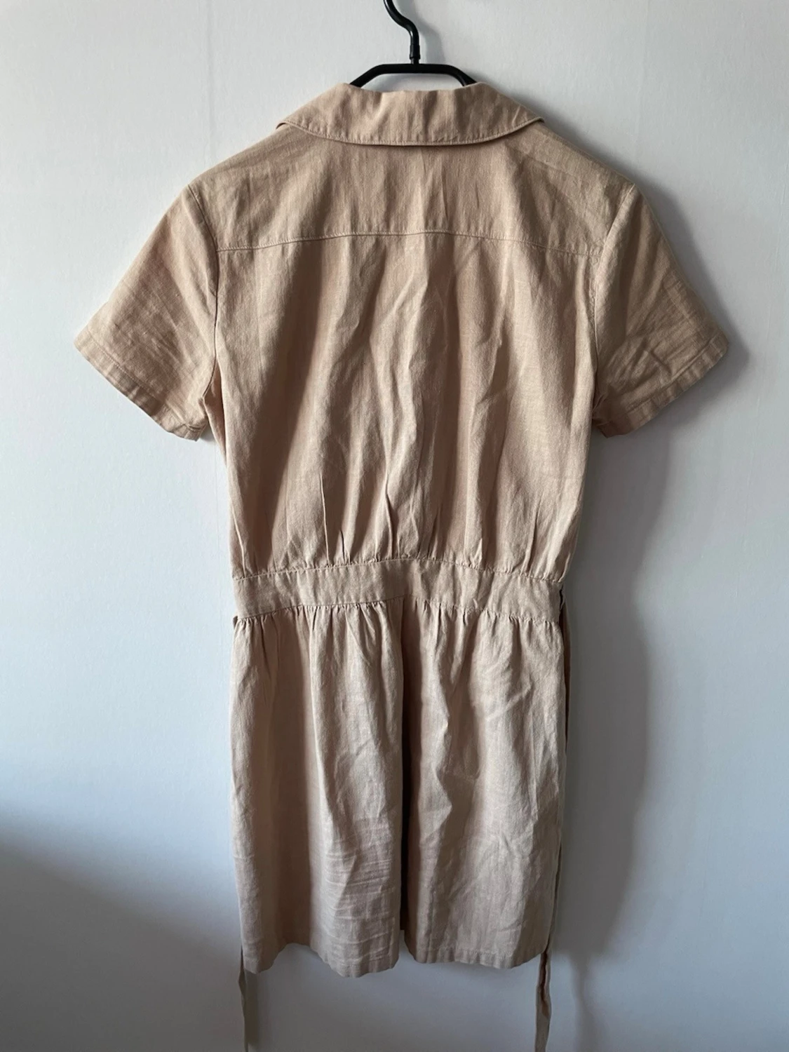 Beige kort skjortklänning H&M Divided - 4