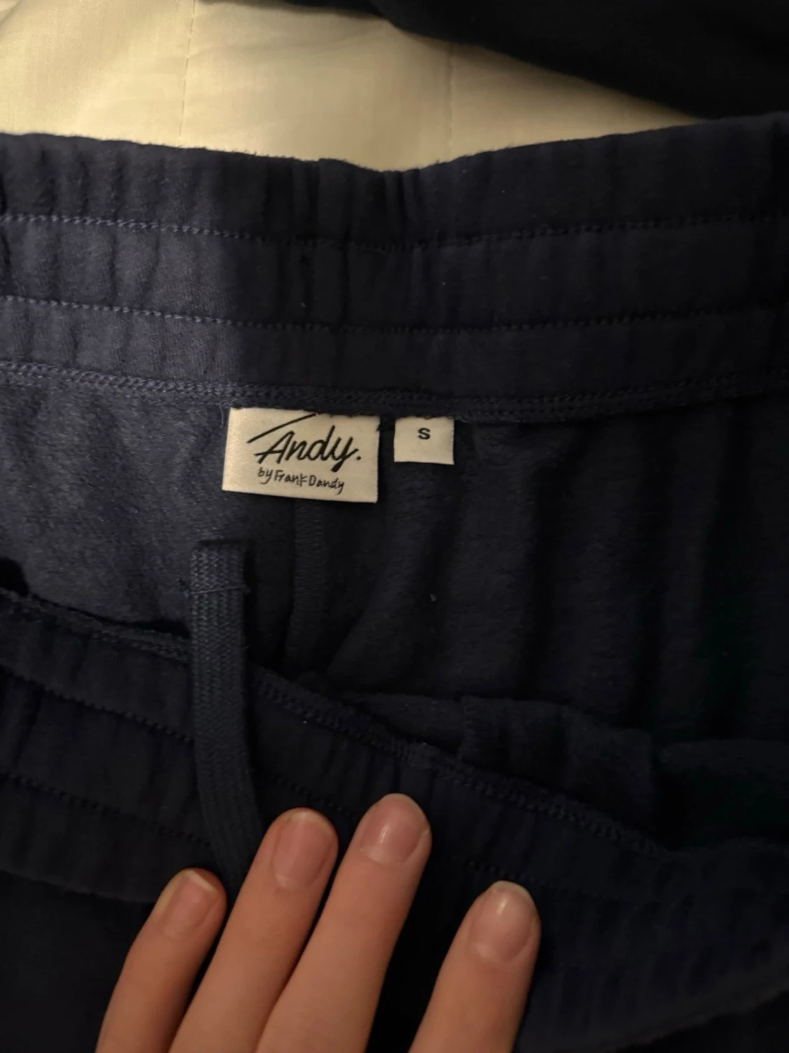 Mörkblå mjukisbyxor Frank Dandy - 1