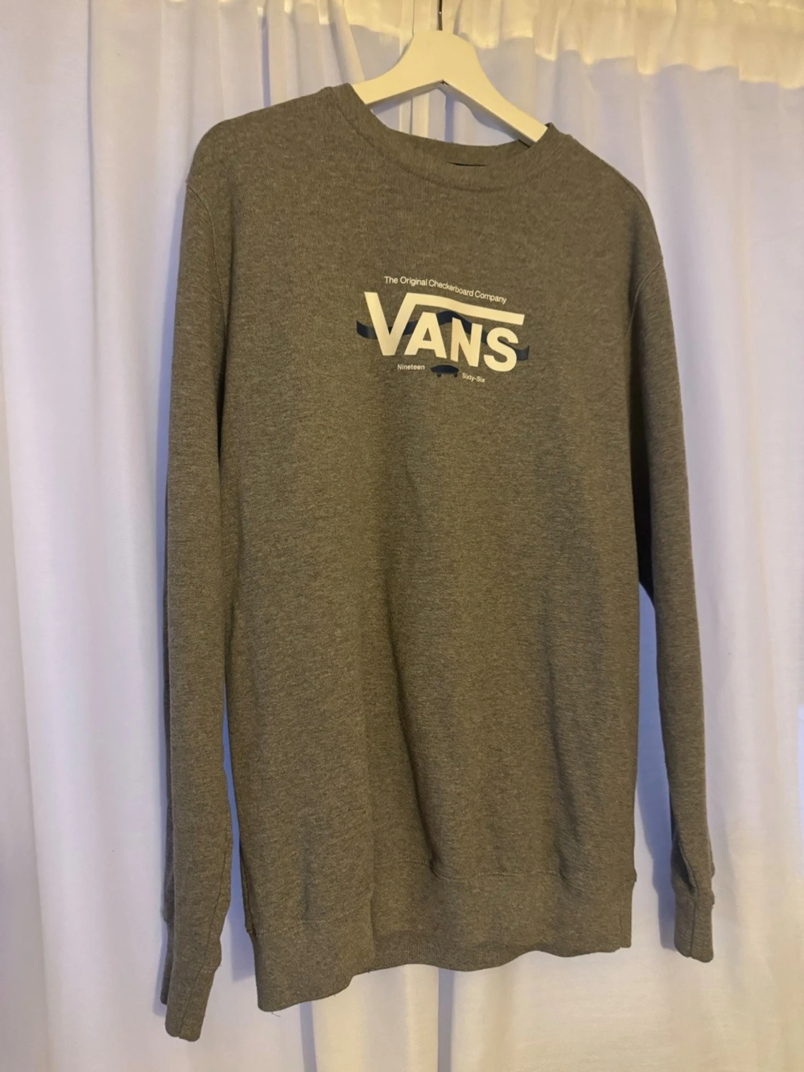 Grå sweatshirt från Vans