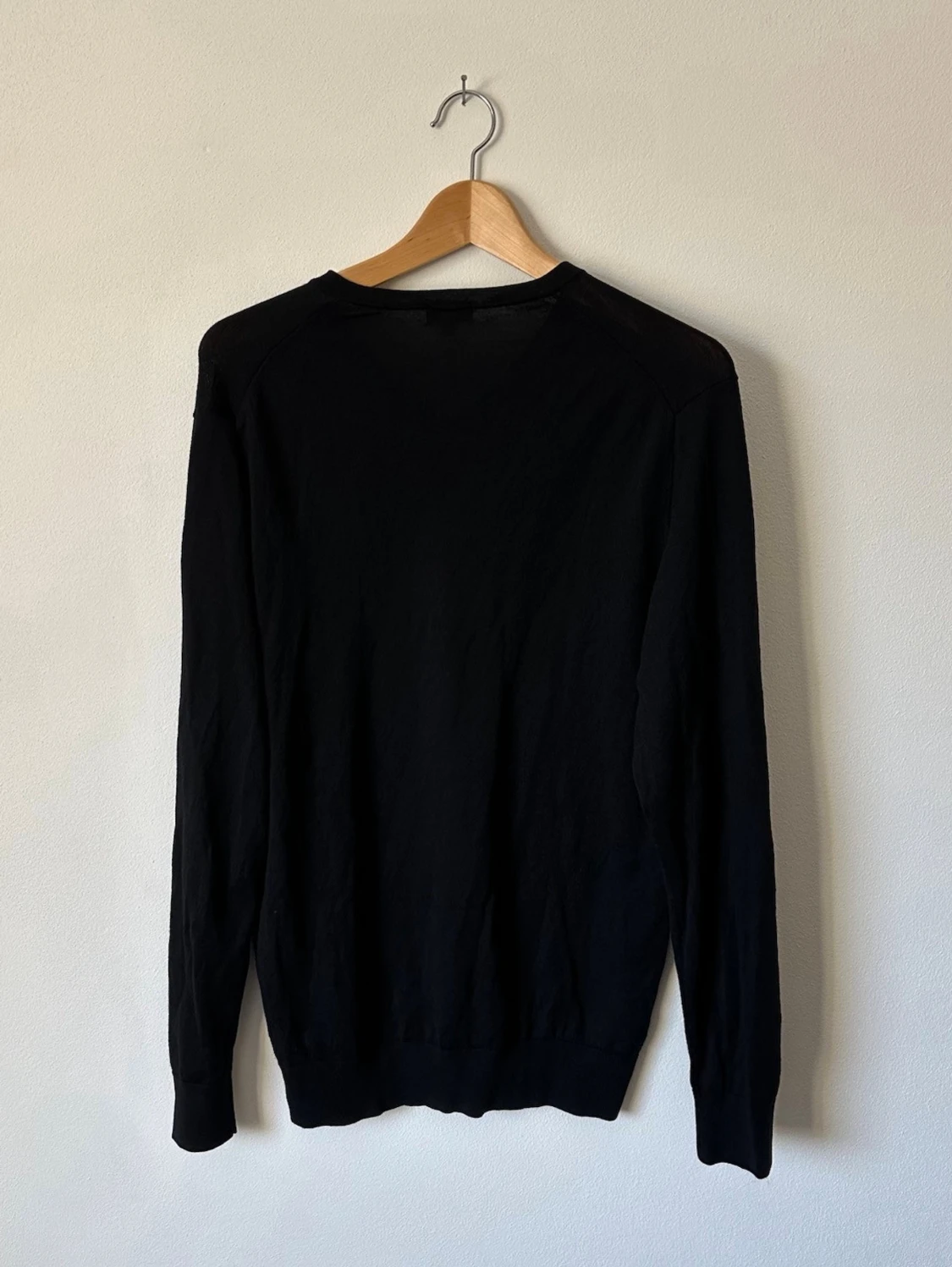 Svart stickad tröja från Uniqlo - 1