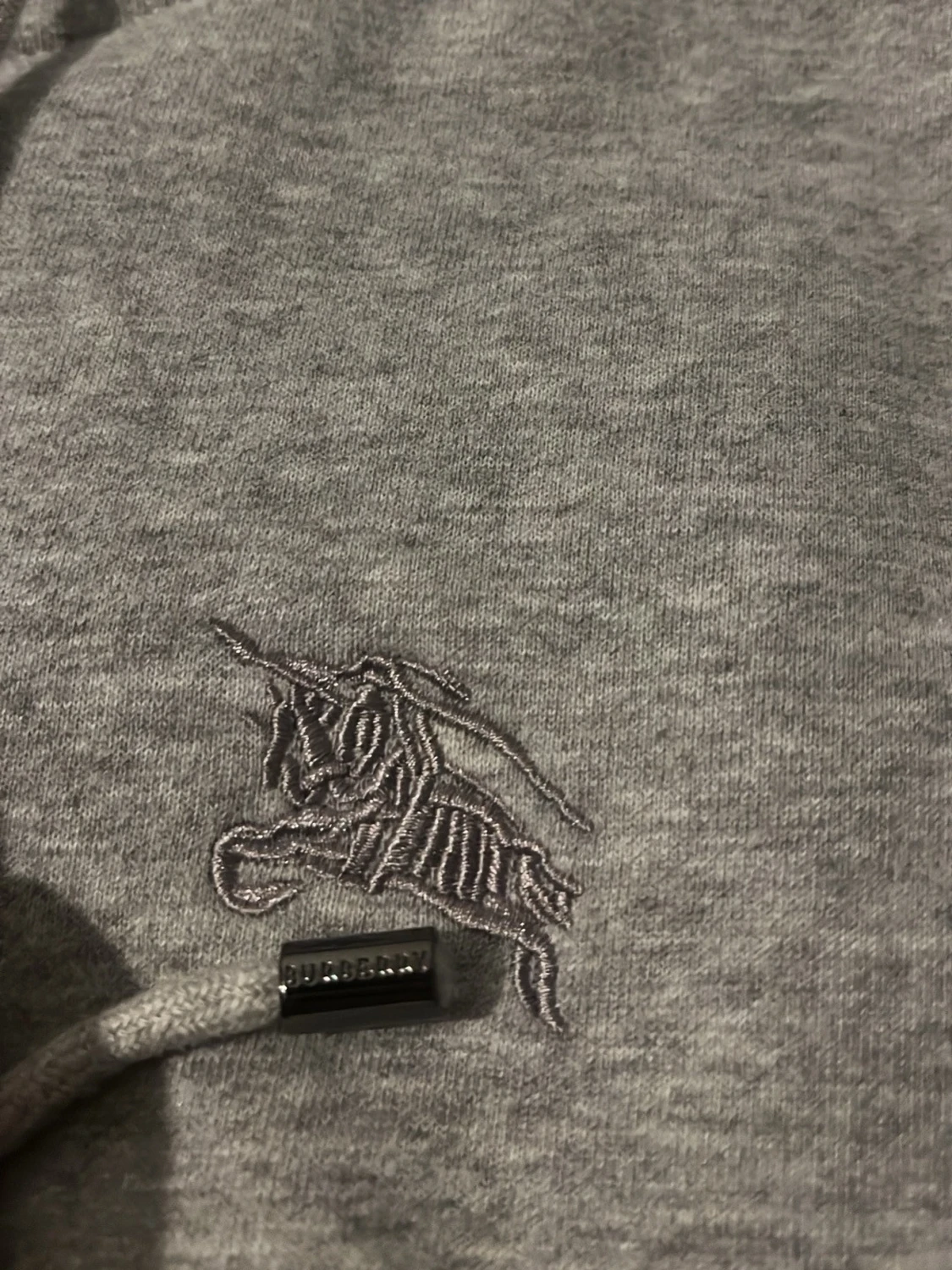 Grå zip hoodie från Burberry - 3