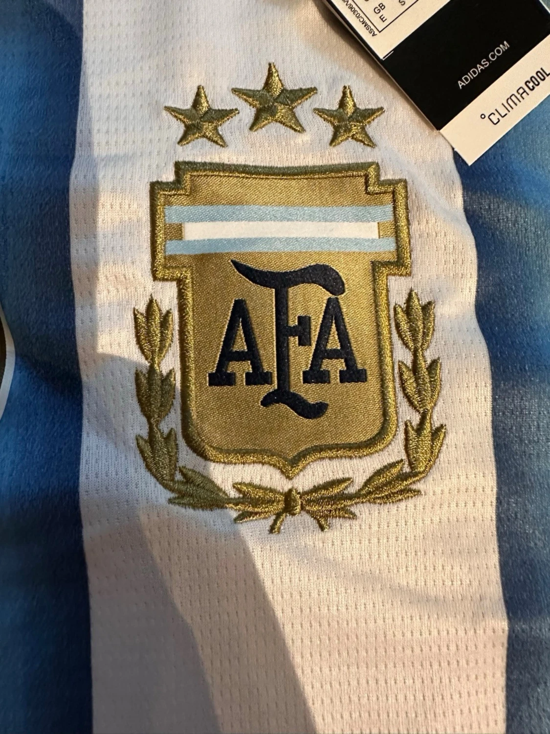 Argentina matchtröja Adidas blåvit - 3