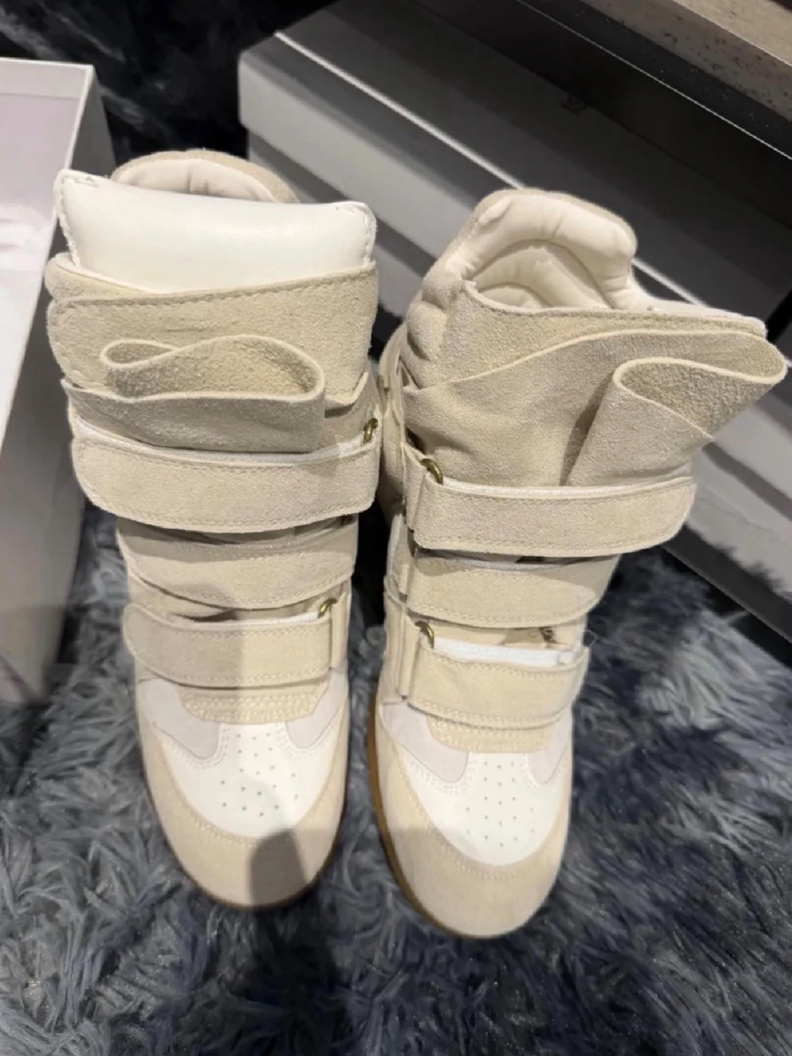 Isabel Marant white/ beige snow boots - 1