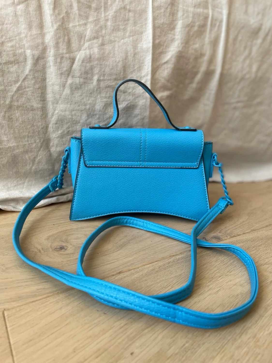 Blå Primark handväska med axelrem - 1