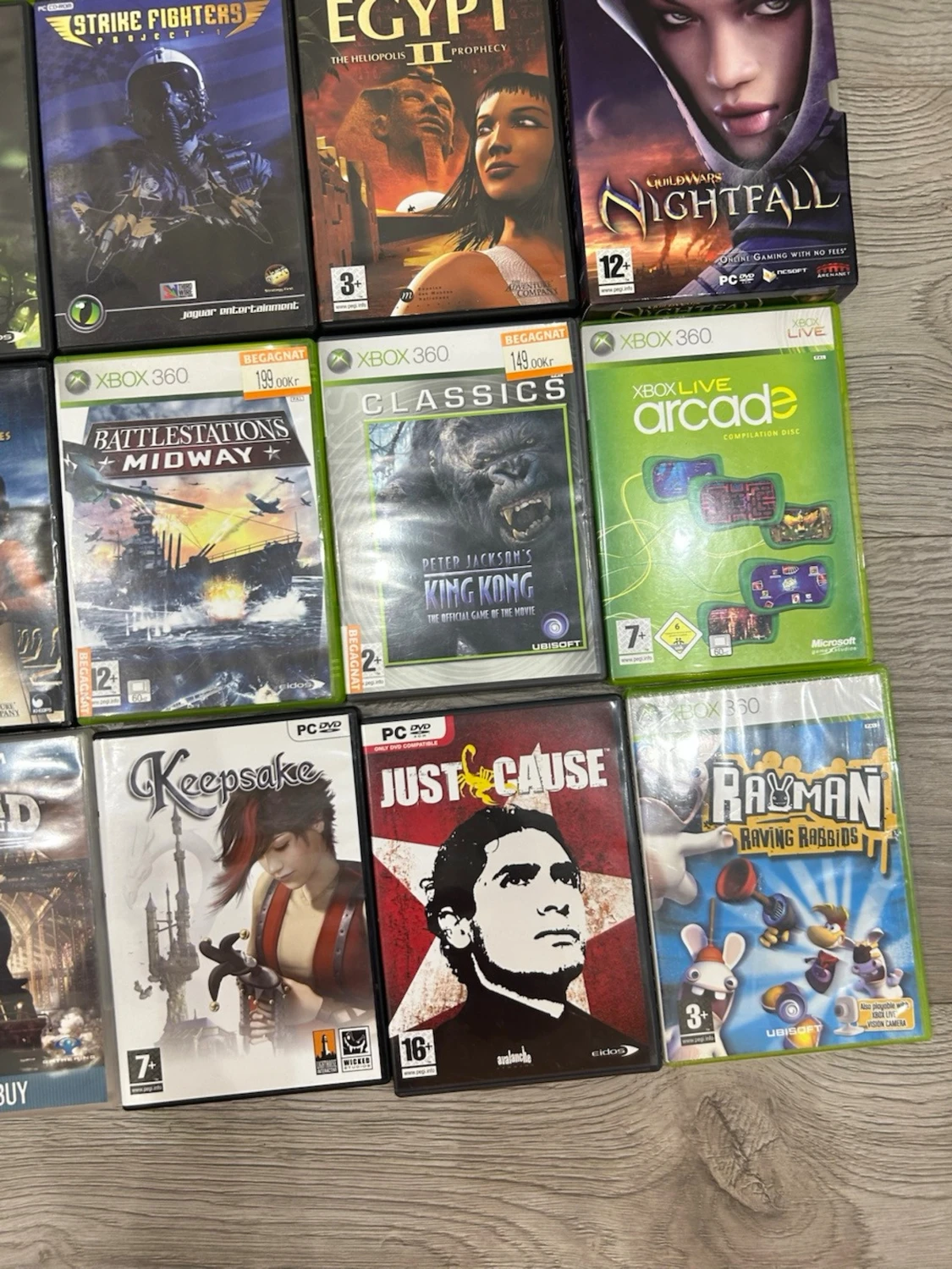 Samling av Xbox 360 och PC-spel 50KR ST! Alla for 900kr - 2