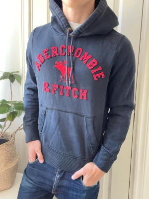 Abercrombie and fitch hoodie  - Abercrombie and fitch hoodie - andra bilden visar färgen bäst. Lite sliten look, Inga defekter! Modellen i bilderna är 180 cm 75 kg och bär Storlek M , Kom med frågor! 🌟 (Kan gå ned i pris vid köp av paket 😉) 