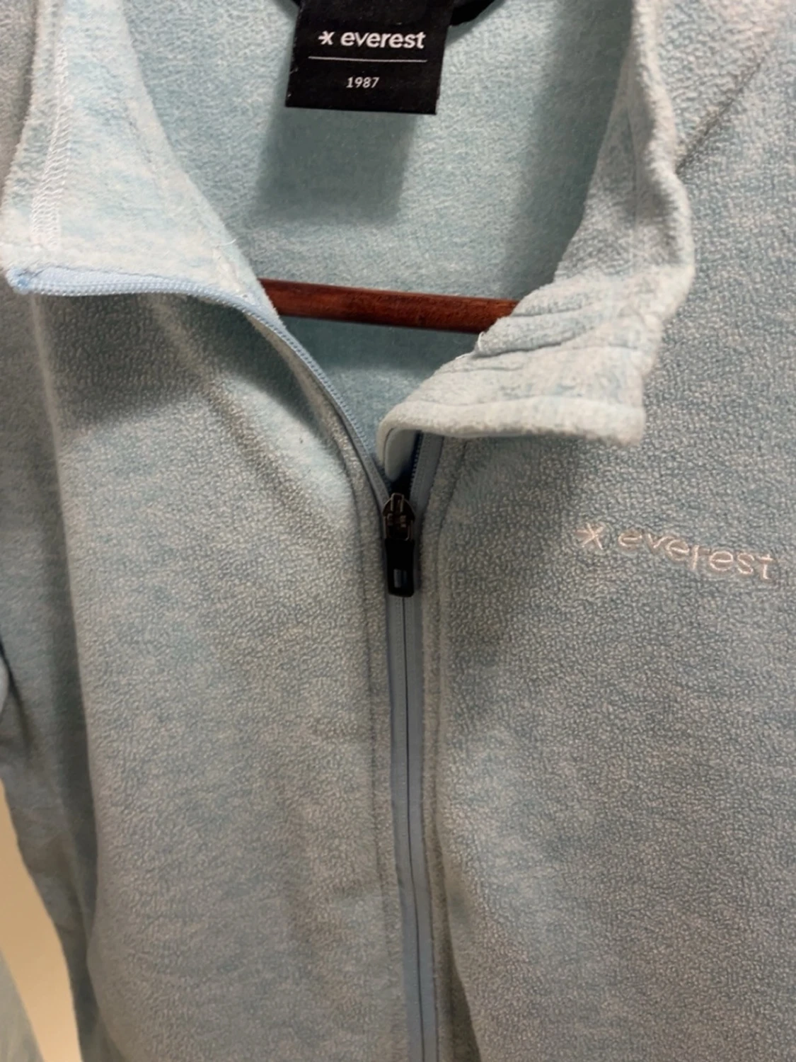 Ljusblå fleecejacka Everest - 2