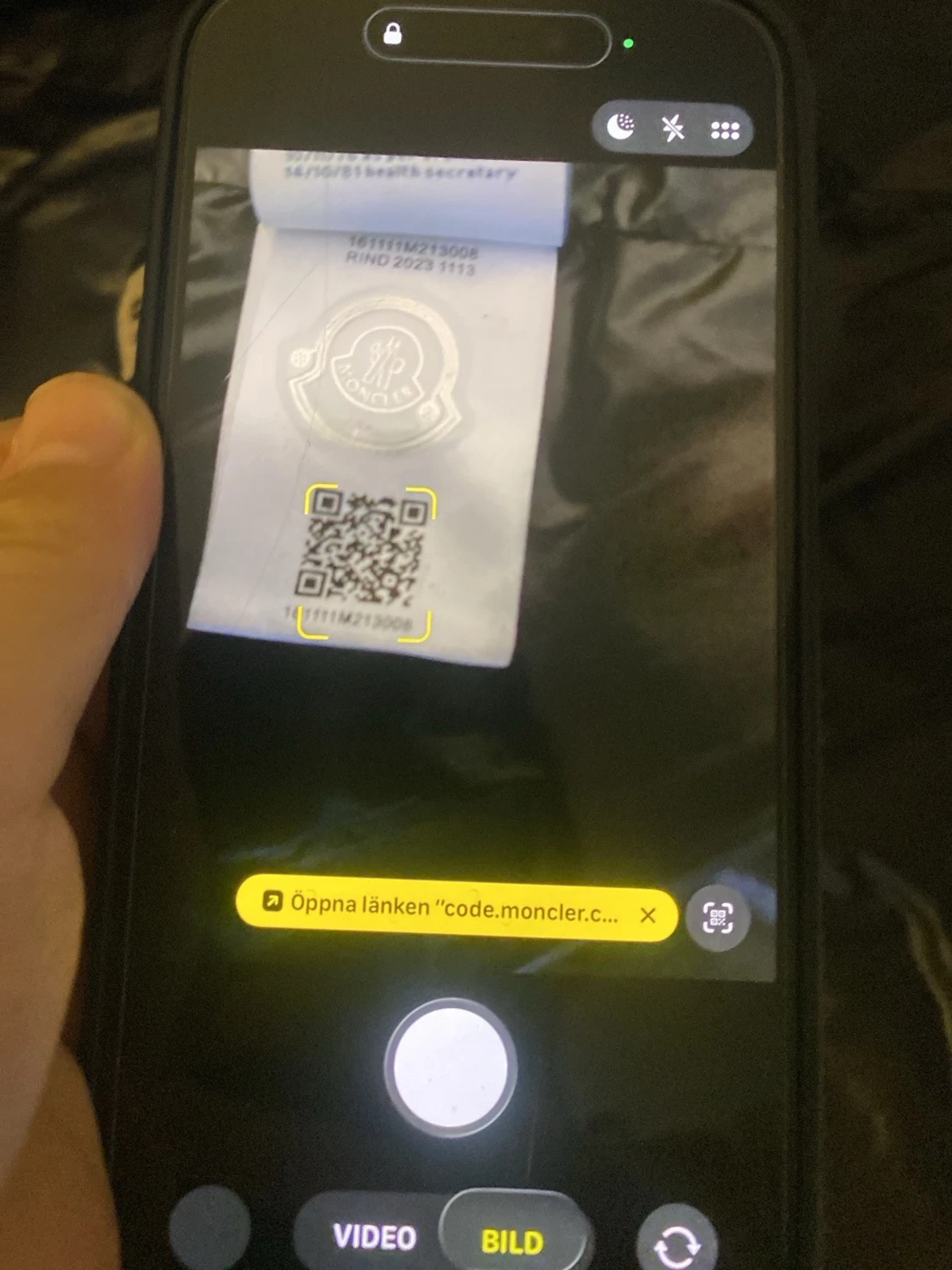 Svart dunjacka från Moncler - 3