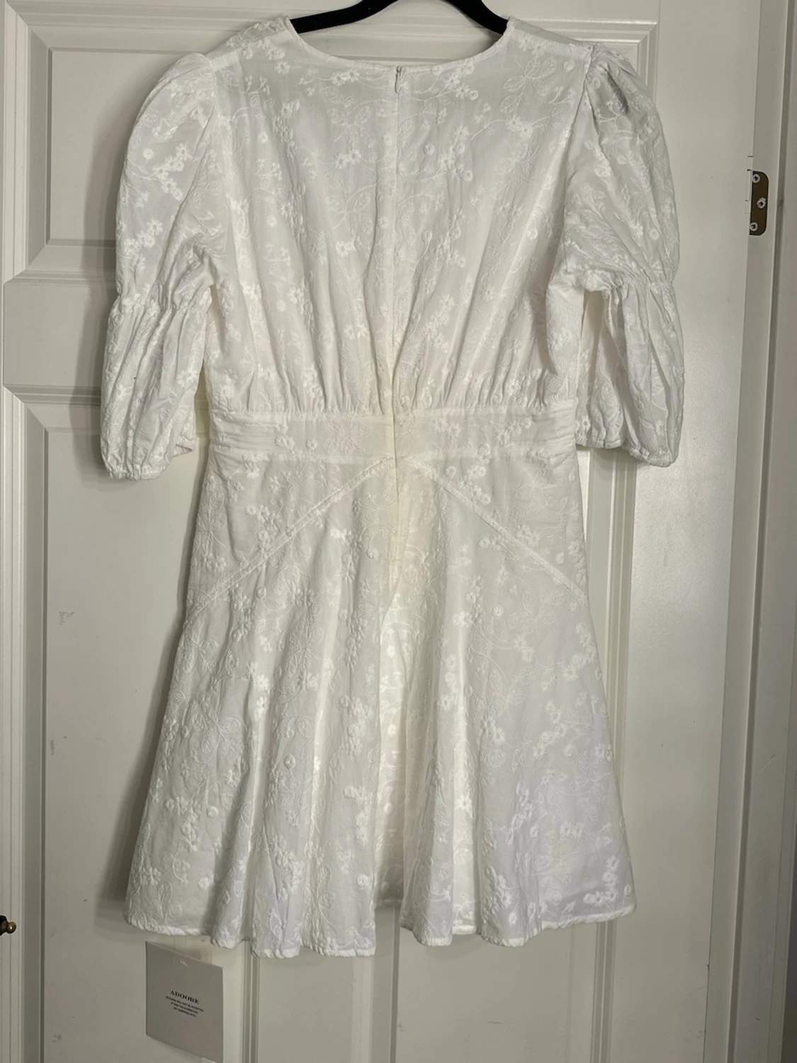 Vit kort klänning från Adoore - 1