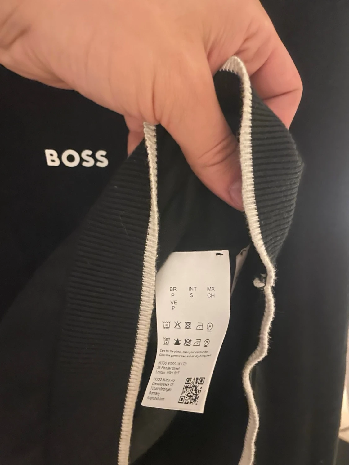 Svart halvzip tröja från BOSS - 4