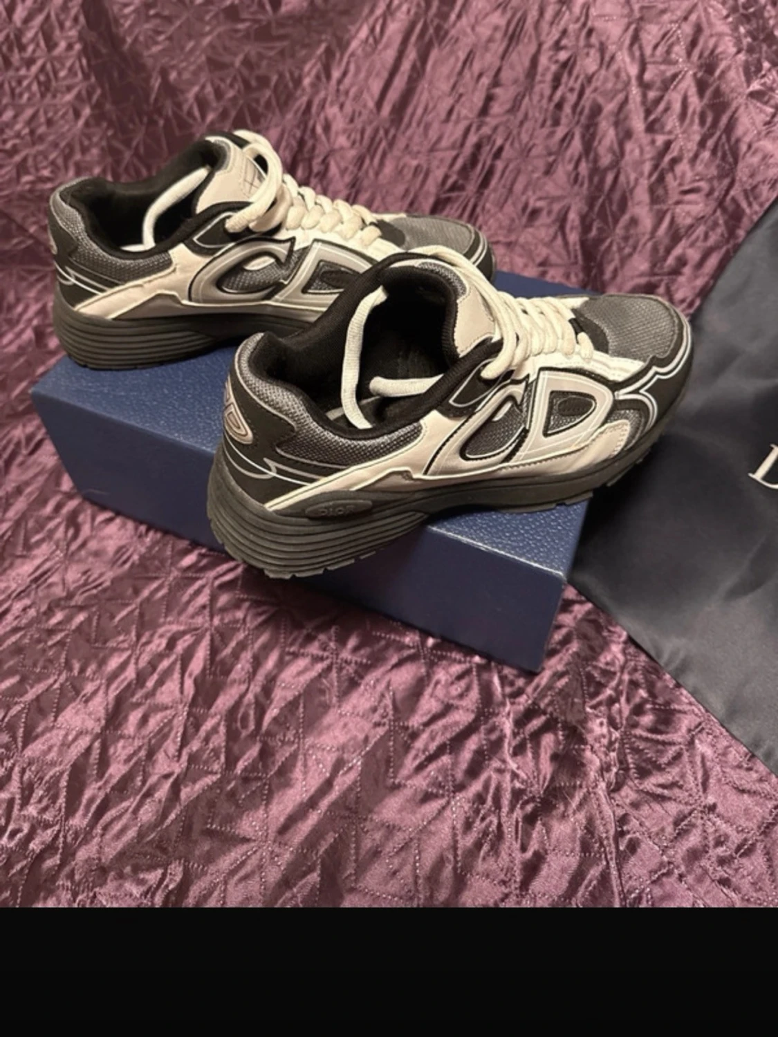 Gråa Dior B30 sneakers - 3