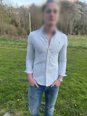 Ljusblå randig Ralph Lauren skjorta  - Tvär go inför sommarn Raffe skjorta 