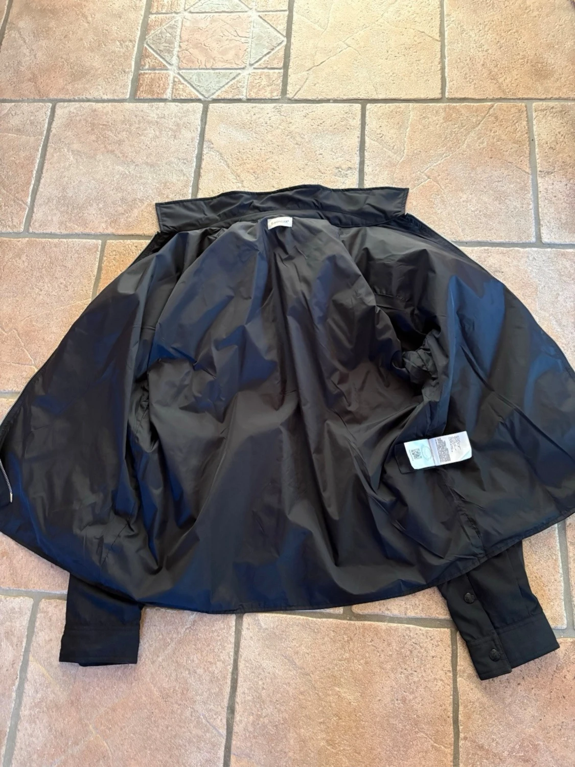 Svart Moncler overshirt med dragkedja - 2