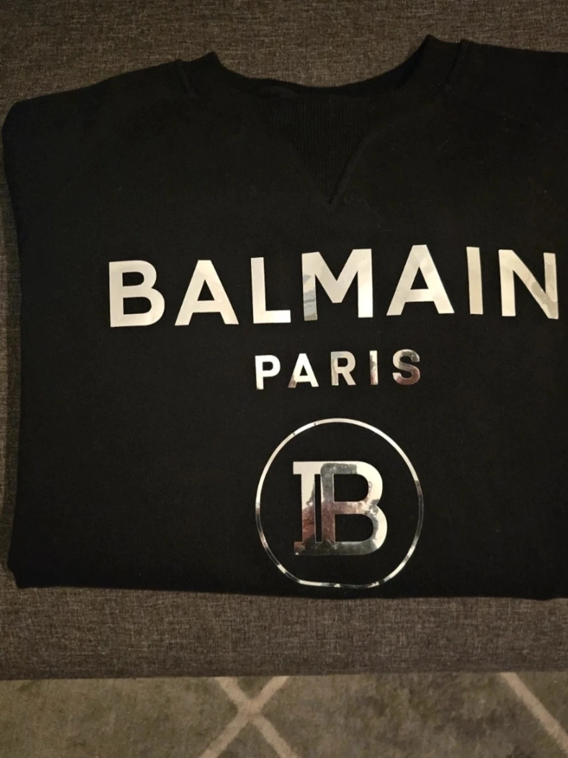 Svart Balmain Paris sweatshirt - 1