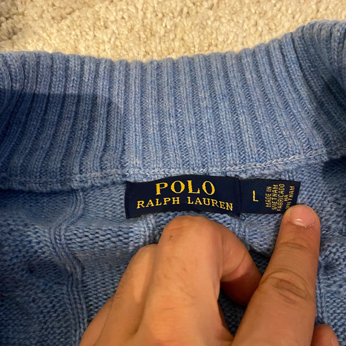 Ralph lauren halvzip - 1
