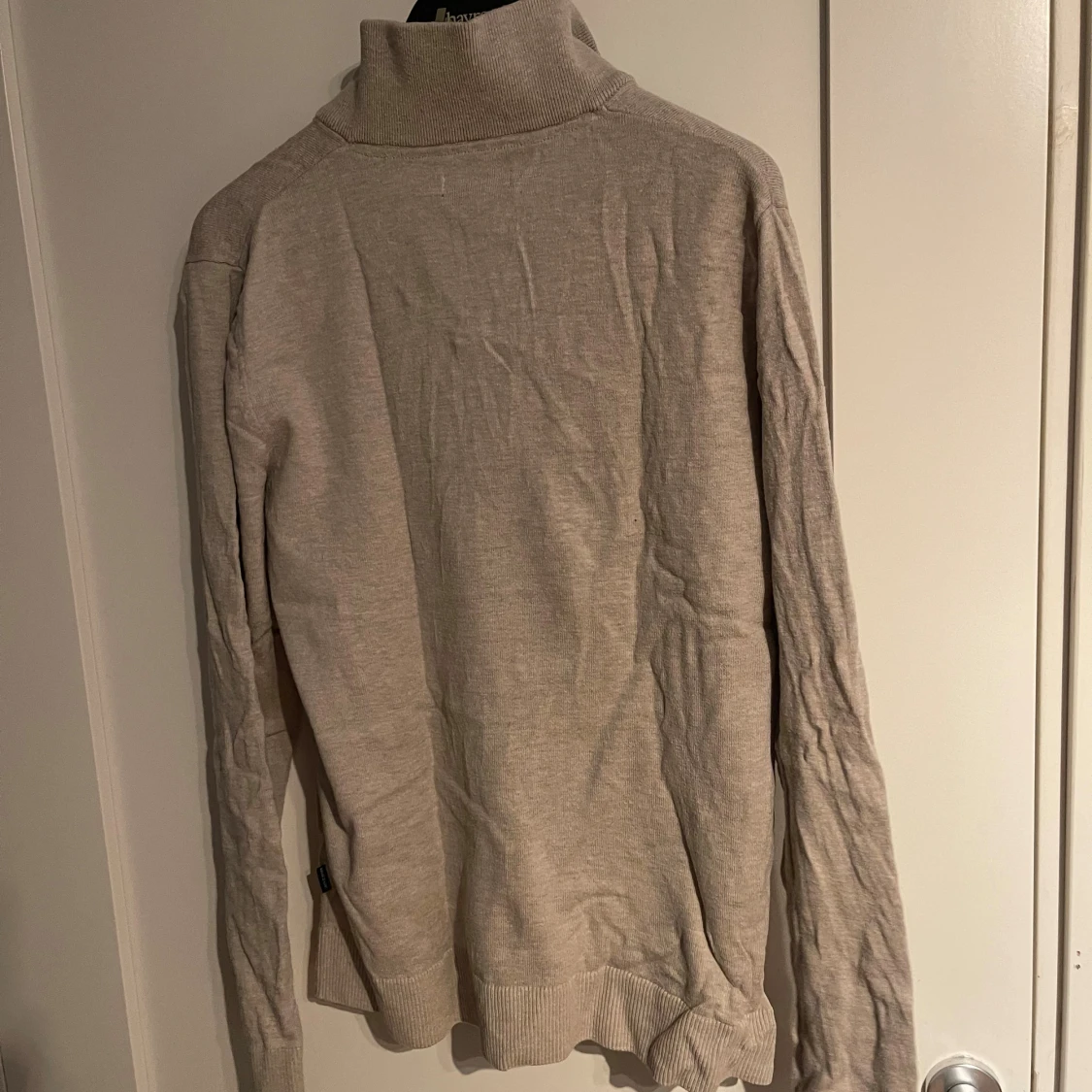 Beige halvzip tröja från Jack & Jones - 1