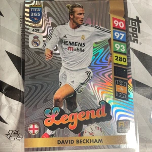 David beckham Legend - Kortet är från settet Panini FIFA 365 Adrenalyn Xl. 
