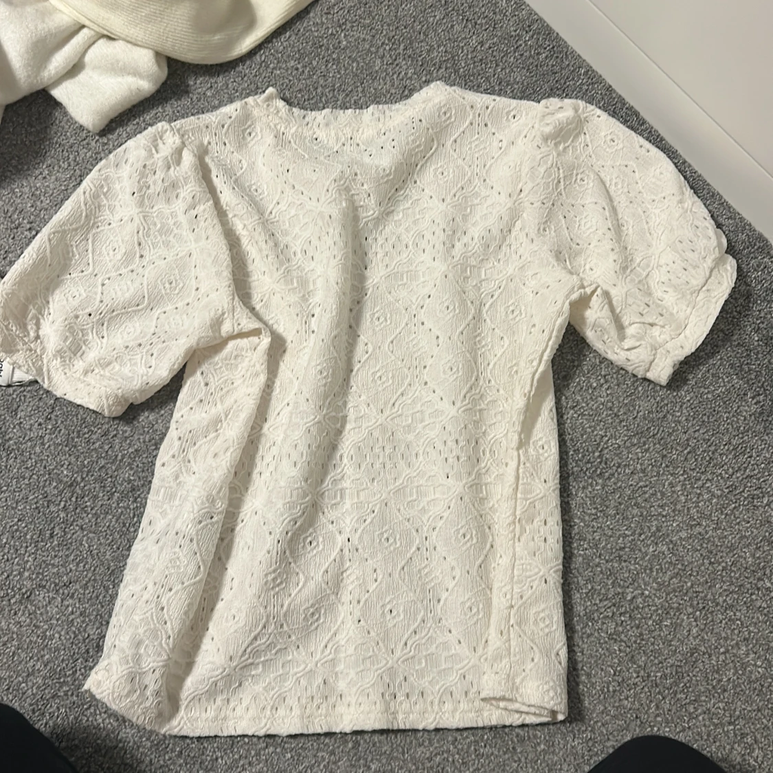 Vit spetsblus från Object - 1