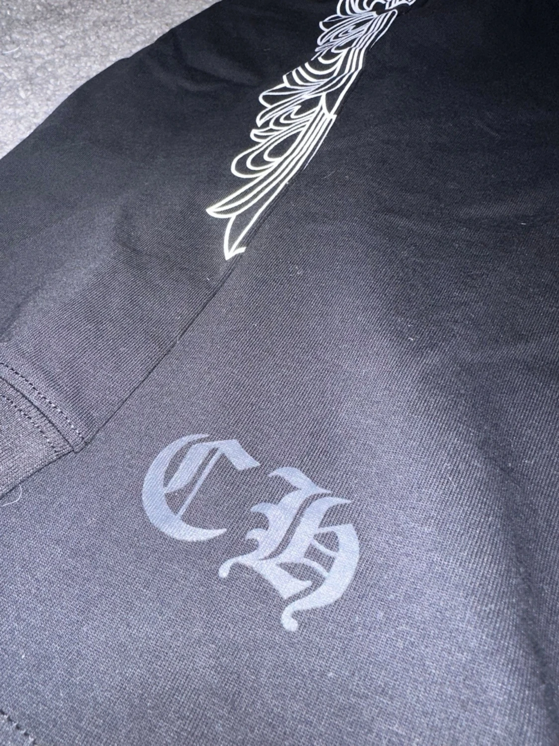 Svart långärmad topp från Chrome Hearts - 3