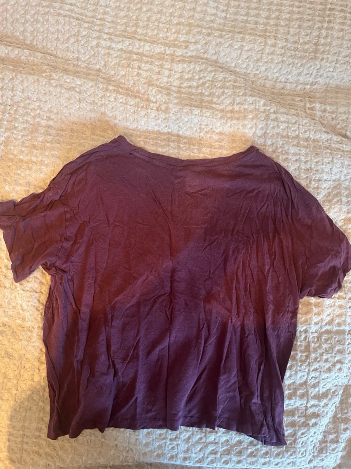 Mörklila t-shirt från PINK - 1