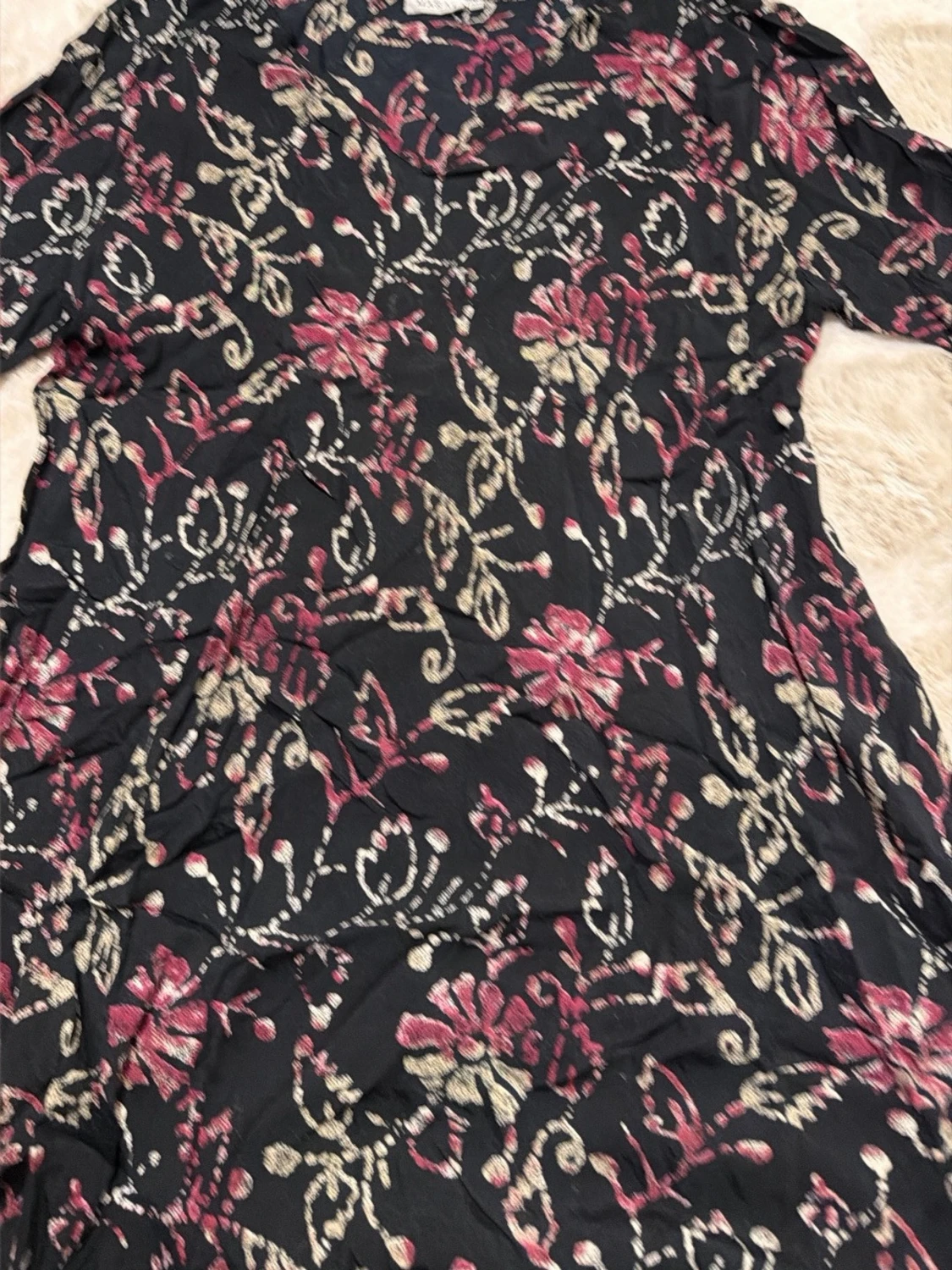 Blommig klänning från Masai XXL