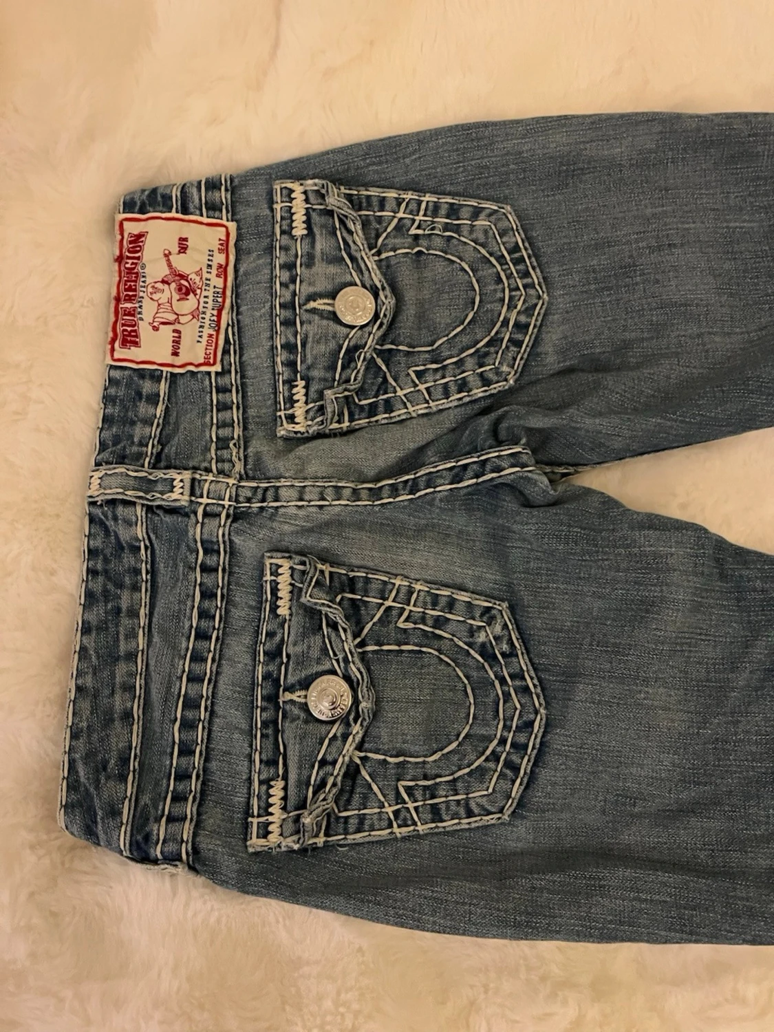 True Religion fat stitch bootcut jeans - 2