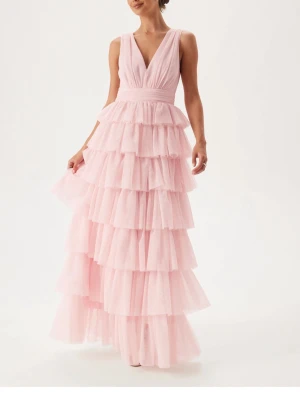 Ljusrosa balklänning  - Supersöt långklänning i ljusrosa från bubbleroom använd endast en gång💓💓