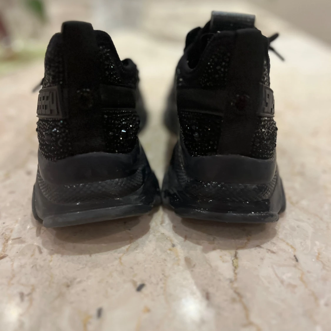 Svarta glittriga sneakers Steve Madden - 4