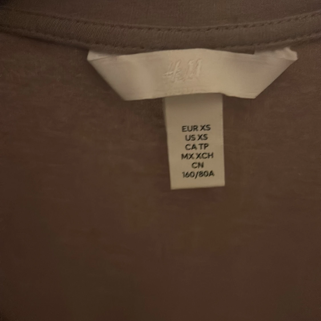 Beige långärmad topp från H&M XS - 2