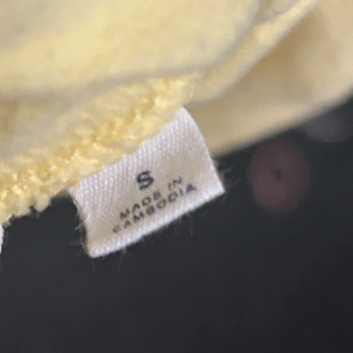 Gul hoodie från GAP med huva - 2