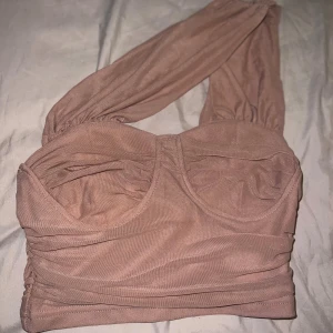 Rosa oneshoulder korsett topp - Aldrig använd 