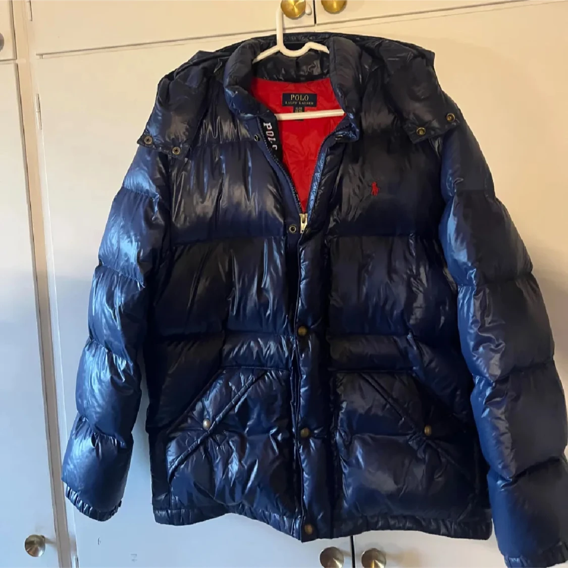 Mörkblå pufferjacka från Polo Ralph Lauren