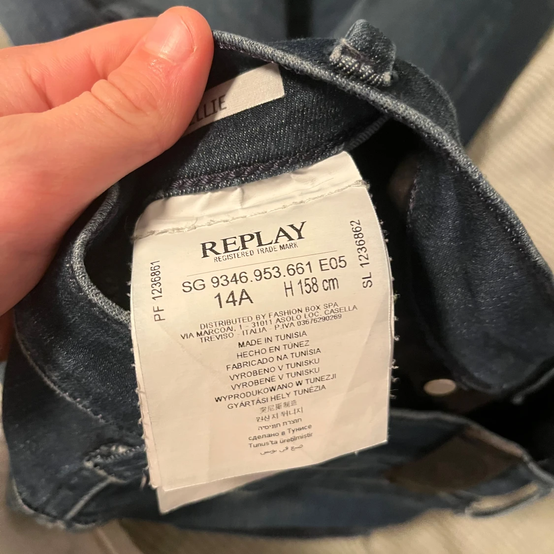 Replay Hyperflex slim jeans blå - 2