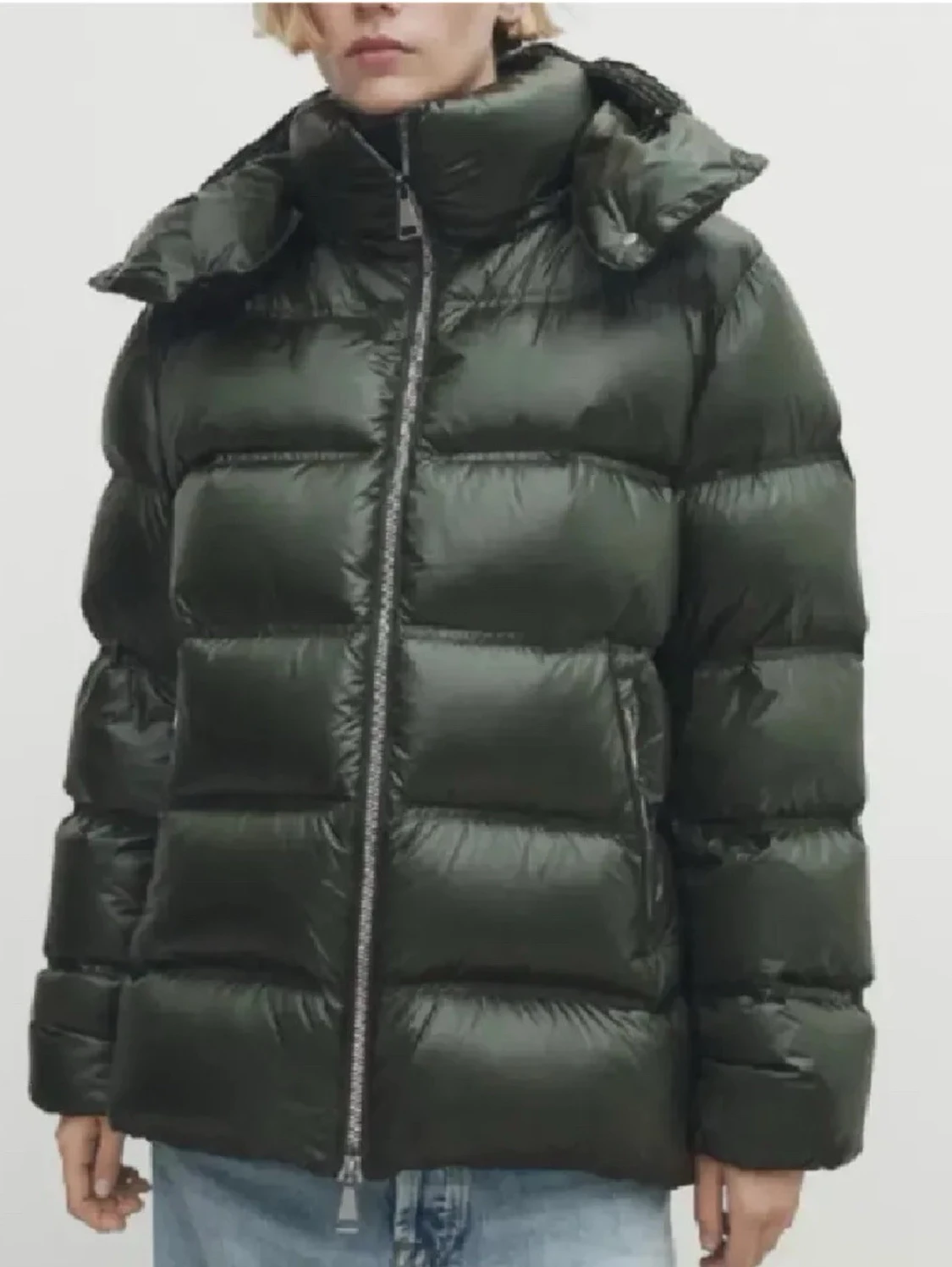 Mörkgrön vinterjacka