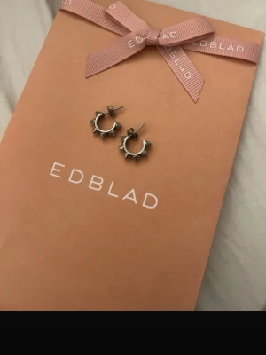 Edblad örhängen nitar silver  - Den lilla storleken