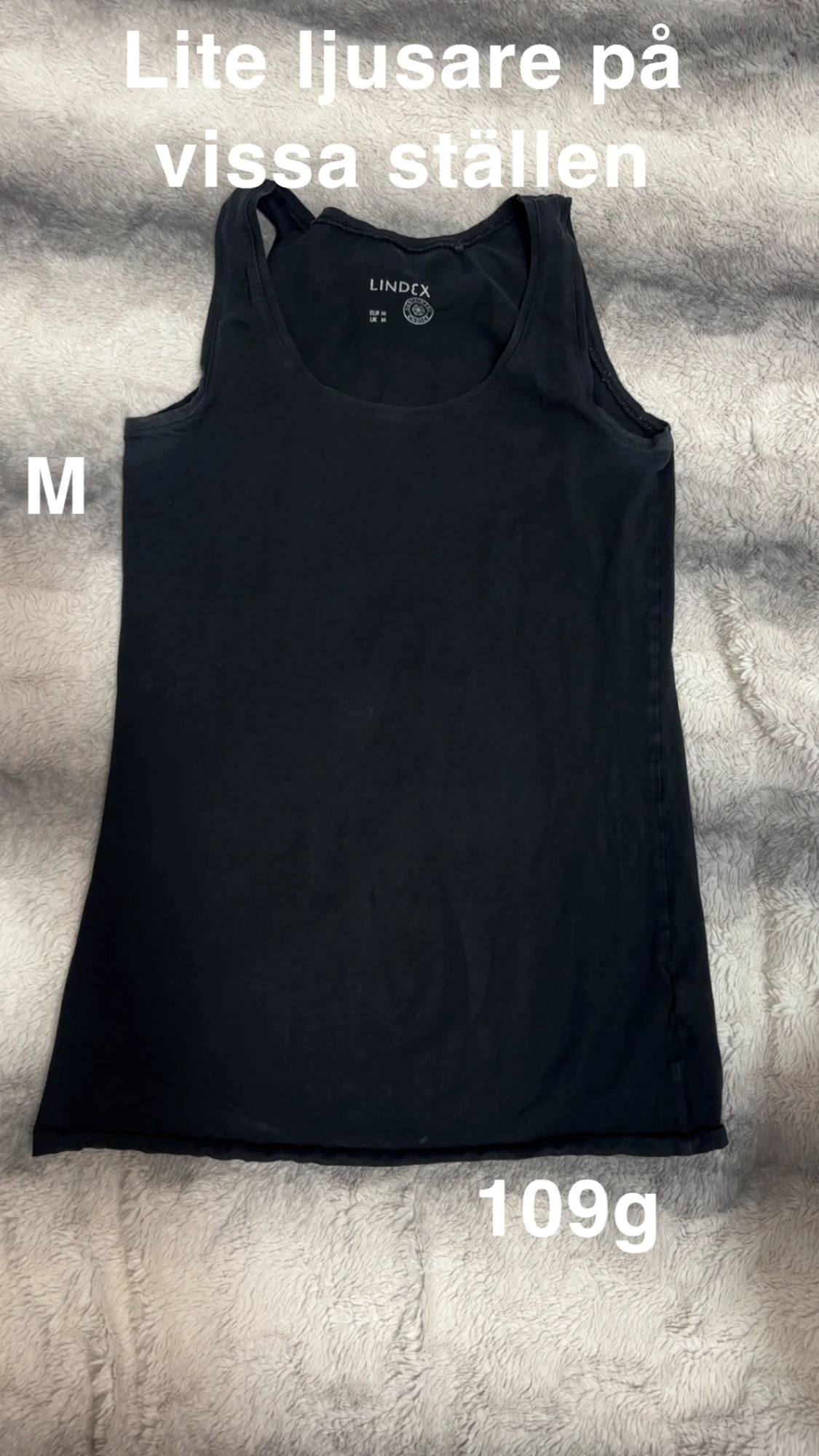 Svart linnetopp från Lindex