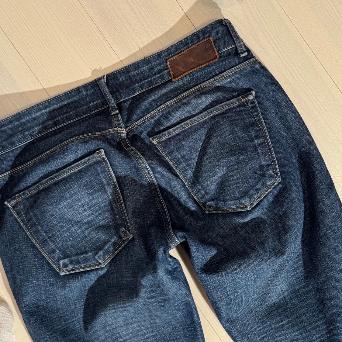 Lågmidjade bootcut jeans  - 4