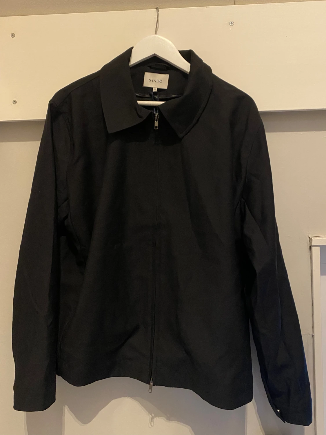 Svart overshirt från Sandö, strl 50