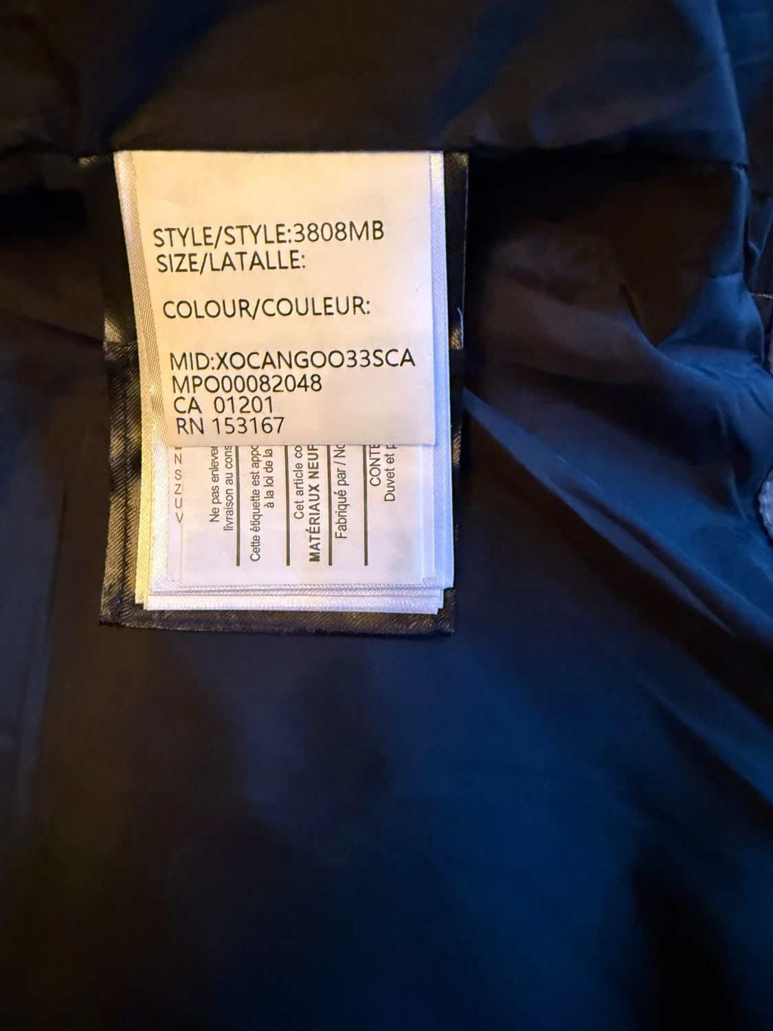 Grå Canada Goose dunjacka med päls - 3