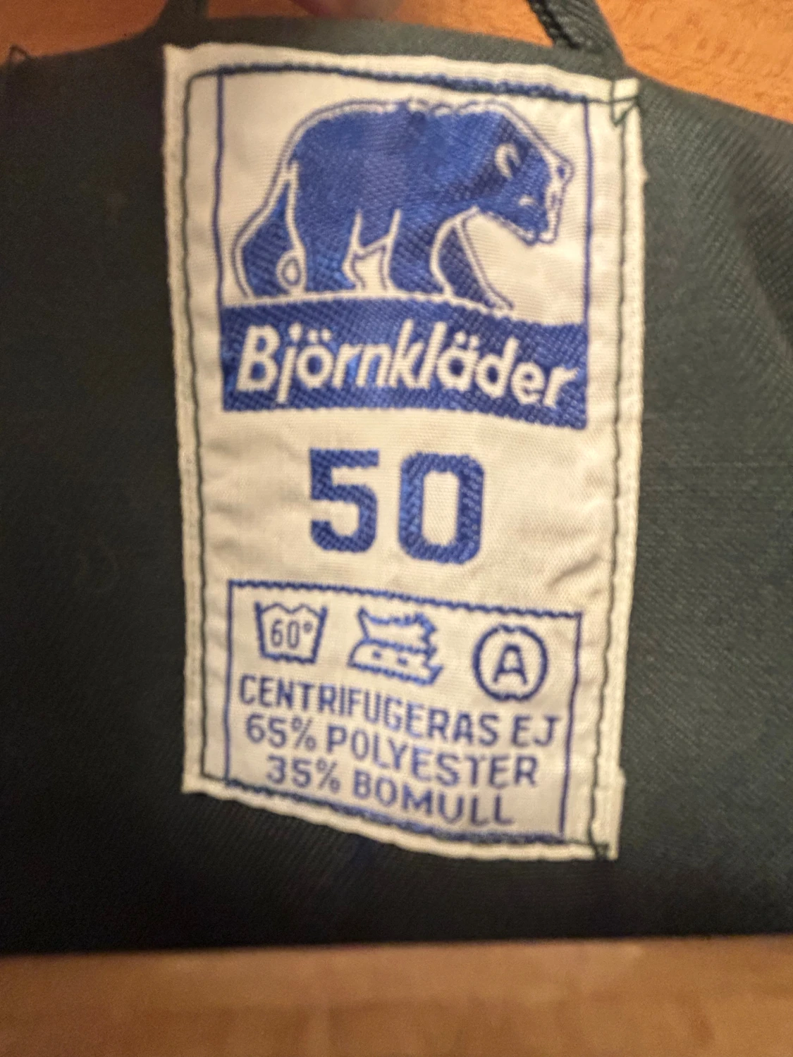 Mörkgrön byxdress från Björnkläder, storlek 50 - 2